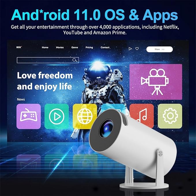 2-in-1 Game Projector & Controller