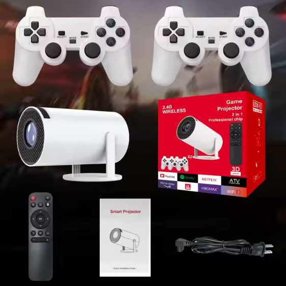 2-in-1 Game Projector & Controller