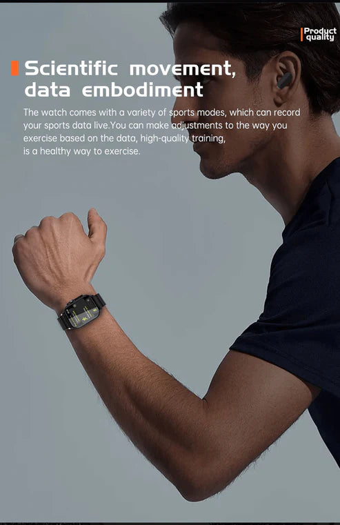 2-in-1 Smart Watch & Earbuds
