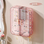 Wall-Mounted Multifunctional Jewelry Storage Box