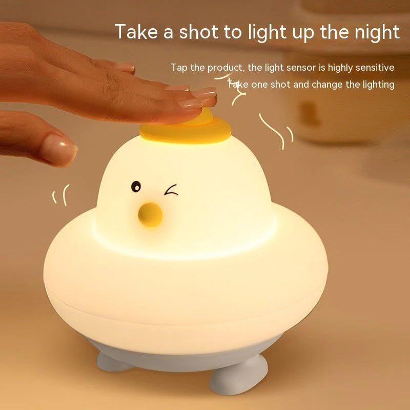 مصباح سيليكون ليلي LED لطيف
