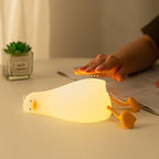Lie Flat Duck Silicone Table Lamp