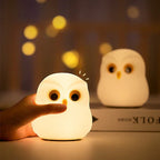 Owl Night Light Silicone Lamp