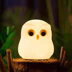 Owl Night Light Silicone Lamp