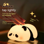 Panda Night Cute Animal Silicone  Lamp
