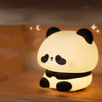 Panda Night Cute Animal Silicone  Lamp