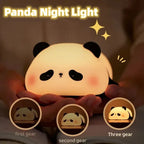 Panda Night Cute Animal Silicone  Lamp