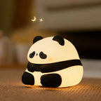 Panda Night Cute Animal Silicone  Lamp