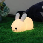 Rabbit LED Night Light Silicone Lamp