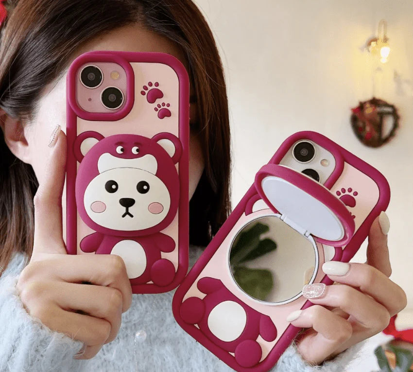 Silicone 3D Cartoon iPhone Case
