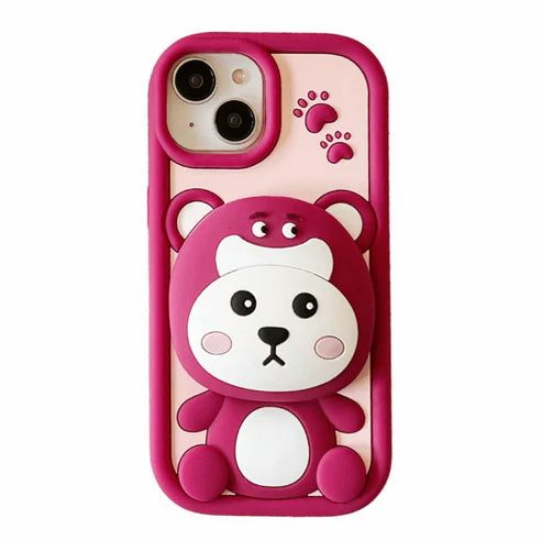 Silicone 3D Cartoon iPhone Case